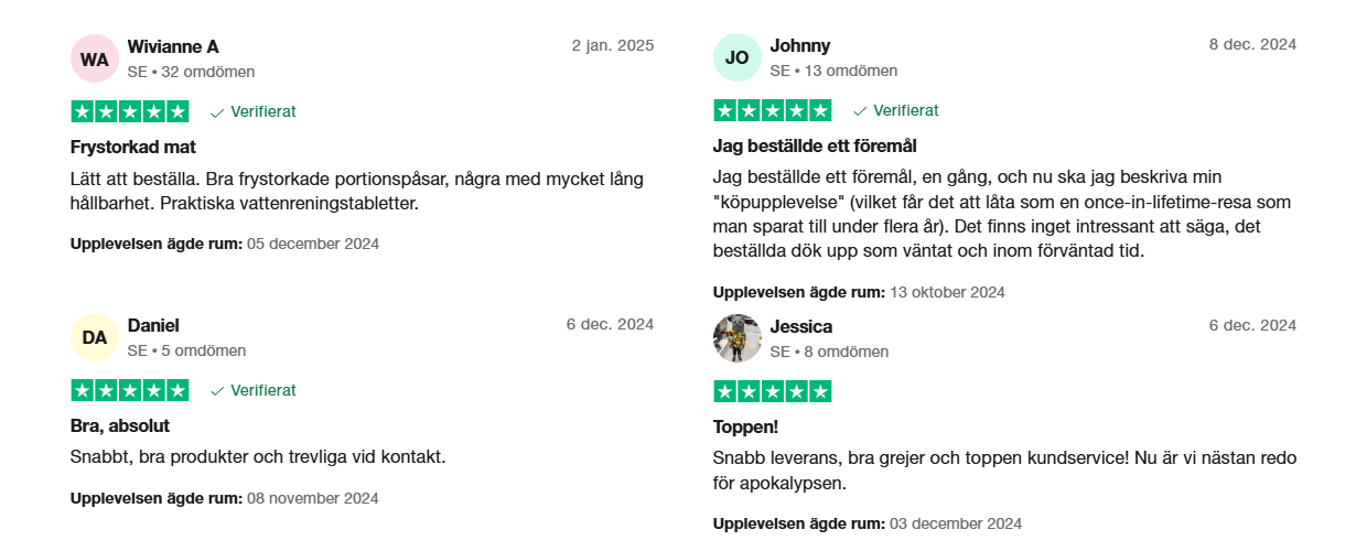 Trustpilot recension 2